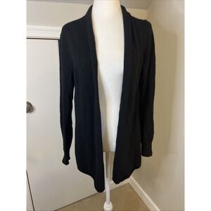 Neiman Marcus Women's Cashmere Cardigan Sweater Black Small